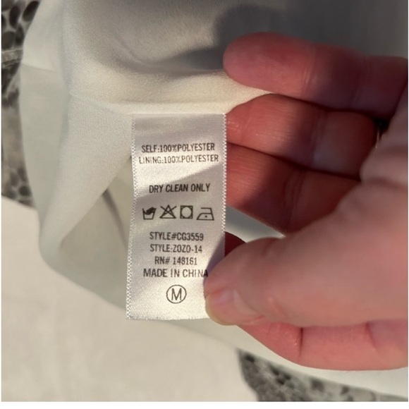 Buddy Love gray and black snakeskin pattern dress size M - Picture 7 of 7